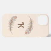 Brown & Cream iPhone Hülle (Rückseite (Horizontal))