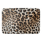 Brown Cream Leopard Badematte (Vorderseite)