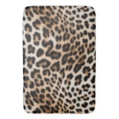 Brown Cream Leopard Badematte (Vorderseite Vertikal)
