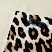 Brown Cream Leopard Strandtuch (Beispiel)