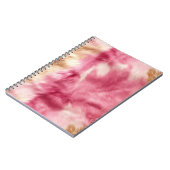 Brown Cream Pink Cowgirl Cowhide Notizblock (Linke Seite)