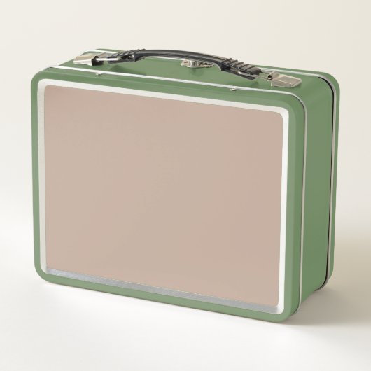 Brown Creme Niedlicher Igel Personalisiert Metall Brotdose (Rückseite)