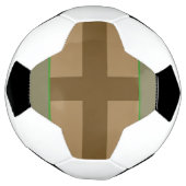 Brown Cross Soccer Ball (Gedreht)