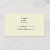 Brown Crumpled Paper Texture Restaurant Bäckerei Visitenkarte (Rückseite)