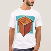 Brown Cube T-Shirt (Vorderseite)