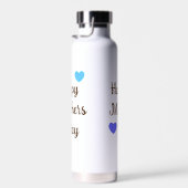Brown Cursive Typografy Happy Mthers Day, Trinkflasche (Rechts)