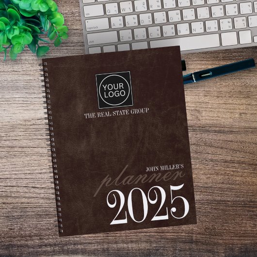 Brown Custom Business Organiser 2025 Firmenlogo