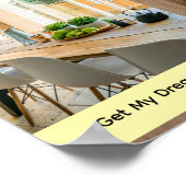Brown Custom Vision Board Poster (Ecke)
