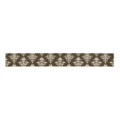 Brown Damask Ripsband (Vorderseite)