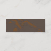 Brown, das - dünn denkt mini visitenkarte (Rückseite)