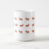 Brown Deer Walking Festivals Muster Kaffeetasse (Mittel)