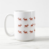 Brown Deer Walking Festivals Muster Kaffeetasse (Links)