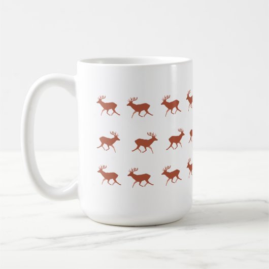 Brown Deer Walking Festivals Muster Kaffeetasse (Links)