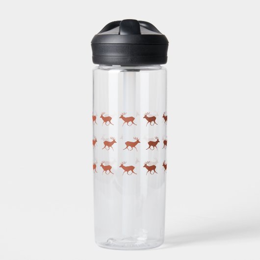 Brown Deer Walking Festivals Muster Trinkflasche (Vorderseite)