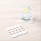 Brown Deer Walking Festivals Muster Untersetzer (Vor Ort)