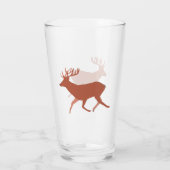 Brown Deer Walking Glas (Rückseite)