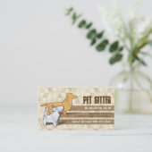 Brown-Diamant-Muster Origami verfolgt Visitenkarte (Stehend Vorderseite)