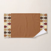 Brown Diamond Badhandtuch Set (Handtuch)