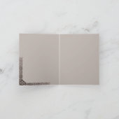 Brown Diamond Card Karte (Innenseite)