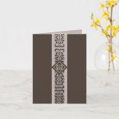 Brown Diamond Card Karte (Gelbe Blume)