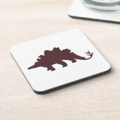 Brown Dinosaur Untersetzer (Linke Seite)
