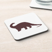 Brown Dinosaur Untersetzer (Linke Seite)