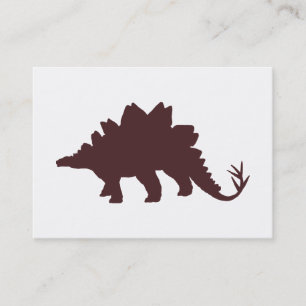 Brown Dinosaur Visitenkarte
