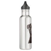 Brown Dog Aesthetic water bottle – Cozy Pet Lover  Edelstahlflasche (Links)