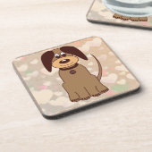 Brown Dog Beverage Coaster Getränkeuntersetzer (Linke Seite)