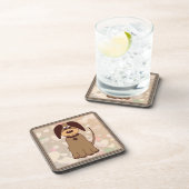 Brown Dog Beverage Coaster Getränkeuntersetzer (Rechte Seite)