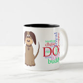 Brown Dog Coffee Tasse (VorderseiteRechts)
