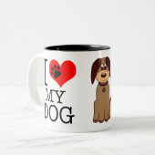Brown Dog Coffee Tasse (Vorderseite Links)