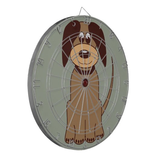 Brown Dog Dartscheibe (Vorderseite Links)