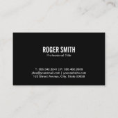 Brown Dog | Dog Training Business Card Visitenkarte (Rückseite)