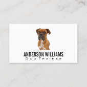 Brown Dog | Dog Training Business Card Visitenkarte (Vorderseite)