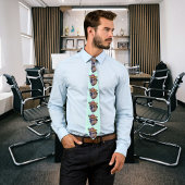 Brown Dog Face Chug Foto Krawatte