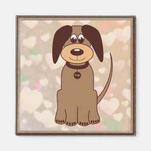 Brown Dog Kühlschrankmagnet