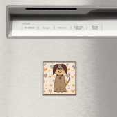 Brown Dog Kühlschrankmagnet (In Situ (Geschirrspüler))