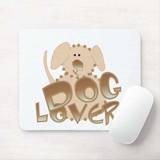 Brown Dog Lover Tshirts und Geschenke Mousepad (Mit Mouse)