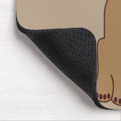 Brown Dog Mousepad (Ecke)