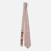 Brown Dog Necktie Krawatte (Rückseite)