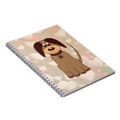 Brown Dog Notebook Notizblock (Rechte Seite)