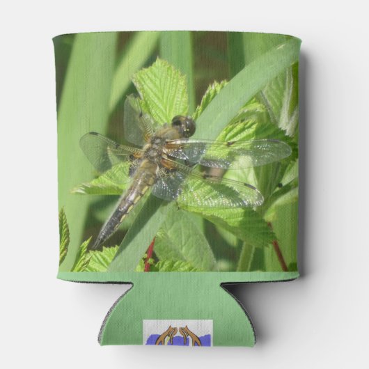 Brown Dragonfly Can Cooler Dosenkühler (Rückseite)