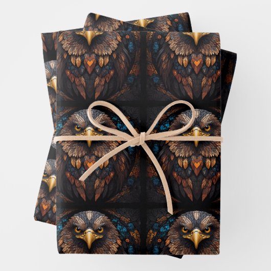 Brown Eagle Geschenkpapier Set (Beispiel)