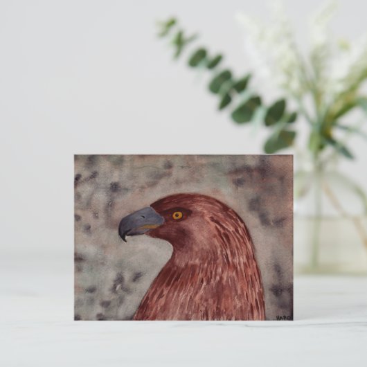 Brown Eagle Postkarte (Stehend Vorderseite)