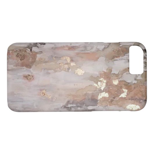 .Brown Earthtone Patterns Case-Mate iPhone Hülle (Rückseite (Horizontal))