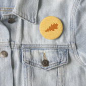 Brown-Eichen-Blatt-Entwurf Button (Beispiel)