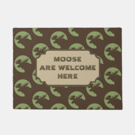 Brown-Elch-Kreis-Muster-Kabine Fußmatte