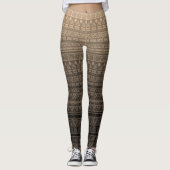 Brown Ethnic Leggings (Vorderseite)