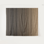 Brown Ethnic Wandteppich (Vorderseite (Horizontal))